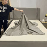 Popxstar Waterproof Mattress Cover With Zipper Six Sides All Inclusive Mattress Cover King Queen Quilted Bed Fitted Sheet Customizable