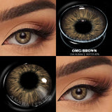 Popxstar  Myopia Lenses 0~-8.0 Degree 1 Pair Color Contact Lenses for Eyes Lenses Prescription Lenses Diopter Contact Lenses