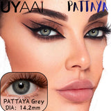 Color 1 Pair Contact Lenses with Natural High Color Saturation & Defined Edge, Soft Age-Reducing Ambience