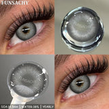Popxstar  2pcs Blue Color Contact Lenses for Eyes High Quality Brown Natural Lens Green Pupils Korean Soft Lens Cosmetic Yearly