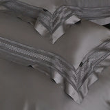 Popxstar  4Pcs Natural Lyocell Eucalyptus Fiber Soft Silky Bedding Set Luxury Embroidery Duvet Cover Bed Sheet/Fitted Sheet Pillowcases