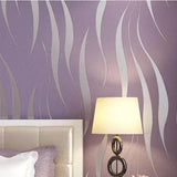 Popxstar  Modern Luxury Geometry Wallpaper 3D Embossing Silver Grey Non-woven Wallpaper Living Room Bedroom TV Background Loft Wall Decor