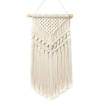 Popxstar  Macrame Woven Wall Hanging  Chic Room Geometric Tapestry Art Beautiful Apartment Dorm Room Decoration