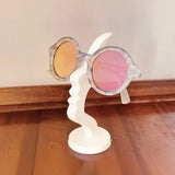 Minimalist Curved Eyeglass Shelf 3Dprinting Ornaments Eyeglass Organizer Living Room Office Desktop Home Decoration Storage Gift