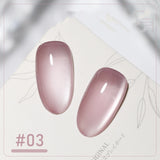 popxstar 5g/Bottle White Moonlight Nail Cat's Eye Gel Magnetic Satin Gel Polish 9-Colors Soak Off Glitter Phototherapy Manicure Varnish