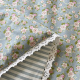 Popxstar  Pure Cotton Summer Cooling Duvet 1-Piece Lace Soybean Fiber Airable Cover