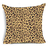 45x45cm Home Decor Animal Print Pillow Cover Leopard Tiger Zebra Cattle Cushion Cover for Living Room Sofa Decor Pillowcase