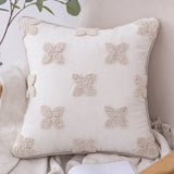 Popxstar  Throw Pillow Case  Decorative Tufted Cushion Cover Tassel Macrame Luxury Pillow Cover for Bed Sofa Couch Home Decor
