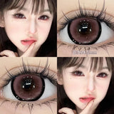 Popxstar  -1 Pair Pink Series Contact Lenses for Eyes Beauty Pupils Makeup Eye Lenses for Myopia Natural Color Lenses Blue Lenses