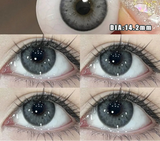 Popxstar 1Pair Brown Colour Contacts Lenses Circular Myopia Degree -0.00to-8.00 Natural Lenses Beauty Pupil