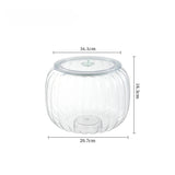 Popxstar  Halloween Candy Jar Desktop Decoration Kitchen Pumpkin Sealed Jar Moisture-proof with Lid Multifunctional Pet Food Storage Box