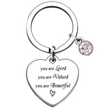 Popxstar Inspirational Key Chain Ring Sometimes You Forget You're Awesome keychains pendant Graduation Gift