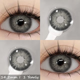 Popxstar 2pcs Natural Color Contact Lenses for Eyes Gray Lenses Colorcont Korean Lenses Yearly Beauty Brown Eye Contacts Lens