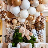 Popxstar  5/10/12/18inch Retro White Sand Balloon Pink Coffee Sage Green Ballon Birthday Party Decoration Baby Shower Globos Wedding Decor