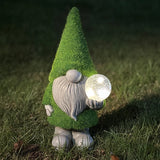 Popxstar  Solar Garden Gnome Watering Can Statue Light Whimsical Garden Statue Decor For Outdoor Courtyard Garden Lawn Landscape Decor