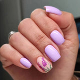 popxstar 24Pcs Purple Y2K Press on Nails Star Diamond Designs Full Cover Fake Nails Long Coffin Acrylic False Nails for Women y2k Girls