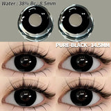 Popxstar  Cosplay Color Contact Lenses for Eyes Anime Eye Lens 1Pair White Black Lenses Contact Lenses Cosmetic Color Lens Eyes