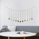 Popxstar  Home decoration background wall metal disc hanging ornaments sun moon hanging ornaments living room bedroom wall ornaments