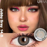 1Pair NEW Color Contact Lenses For Eyes Beauty Pupils Natural Pupils Brown Contact Lenses Soft Colorful Cosmetics Gray Len