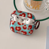 Popxstar Blue Transparent Red Love Heart Cover Case For Airpods Pro 2nd Fashion Lovely Soft Earphone Fundas for Apple Airpods 1 2 3 4 Pro