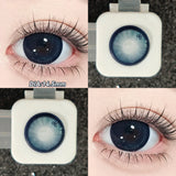 Popxstar  2pcs Blue Bow Brown Bow Contact Lenses For Makeup Eyes Naturl Eye Color Lenses Beauty Cosmetics Pupils Gray Brown Lenses