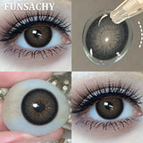 2pcs Polaris Red Contact Lenses for Eyes Natural Colorful Softlens Women Makeup Eye Contacts Yearly Brown Gray Lenses
