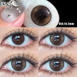 Popxstar  1 Pair Natural Colored Lenses for Eyes withchron baby Black Eyes Contacts Lens Beauty Pupil Yearly Use Fast Shipping