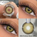 Popxstar  1Pair METATRON Series Fashion Makeup Beauty Contacts Lenses Soft Yearly Green Contacts Eyes Color Lenses Colored lenses