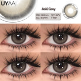 Popxstar Contact Lenses Color Cosmetics Multicontact Eye Contact Lenses Korean Makeup Colored Puipls Cosmetic Natual Lens Gray Lens