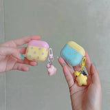 Sparkling Star Bell Earphone Case For Airpods Pro 2nd Cover For Airpods 1 2 3 4 Pro3 with Pendant Protective Apple Headphone