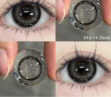 Popxstar 1 Pair Hot sales Color Contact Lenses with Diopter Myopia Eyes Natural Contact Lenses Purple Brown Lenses Makeup Annual