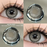 Popxstar  2pcs Colored Contact Lenses Brown Eyes Lenses Gray Lenses Blue Pupils Natural Eye Lens Colored Contacts Eye Cosmetics