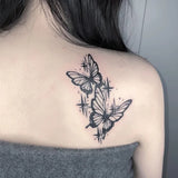 Popxstar  Butterfly Tattoo Sticker Waterproof and Long-lasting Temporary Tattoo