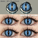 Popxstar Colored Contact Lenses 2pcs Colorful Contact Lenses Anime Cosplay Contact Eye Lenses Halloween Beauty Makeup Color Lens