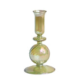 Popxstar 1PC Candle Holders Glass Candlestick for Wedding Decoration Christmas Decoration Home Decoration Accessories Candles