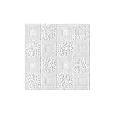 Popxstar 1-10Pcs 3D Tile Brick Waterproof Wall Sticker Self-adhesive Foam Panel Wallpaper Bed Room Background Ceiling Home Decoration