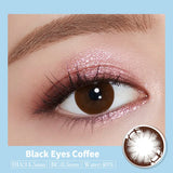 Popxstar  2Pcs New Natural Contact Lenses for Eyes with  Diopter Myopia Eyes Color Lenses Wearing Comfort Yearly Use Fast Shipping