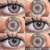 1Pair Natural Colored Contact Lenses Gray Beauty Pupils Brown Lens Fashion Blue Contacts Yearly Green Eye Color Lenses