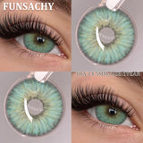1 Pair Brown/Gray Color Contact Lenses Beautiful Pupils Cosmetic Korean Fashion Natural Eye Contacts Doll Black Lenses