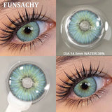 Popxstar  Fashion Colorcon Contact Lenses for Eyes Blue/Green/Brown Natural Lenses 1pair Yearly Cosmetics Pupils Color Eyes Lens