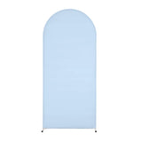 Popxstar Double Sided Arch Backdrop Cover Sage green Wedding Decoration Zipper Thickened Stretch backdrop Cover for Party Scene Setting