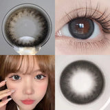 Popxstar 1 Pair Beauty 10 Colors Contact Lenses for Eyes Natural Pupil Color Lens Eyes for Myopia Free Shipping Half A Year Use