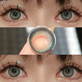 New Natural Lenses Gray Lenses 1 Pair Color Eye Contacts Blue Pupils Korean Style y2k Lenses Big Eyes Colorcon