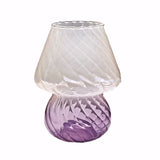 Popxstar Glass Vase Home Decoration Lamp Flower Vase Mushroom Vases Decorative Vase Hydroponic Vase Tealight Holder Aesthetic Room Decor