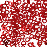 Popxstar Valentines decoration Red Love Heart Table Confetti Valentines Day Party Sequins Confetti Wedding Engagement Anniversary Bridal Shower Birthday Party