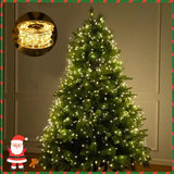 Popxstar shop party pieces 10-20M LED String Lights Fairy Green Wire Outdoor Christmas Light Tree Garland for New Year Street Home Party Wedding Decorion