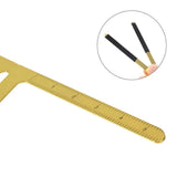 3D Eyebrow Tattoo Ruler Accurate Easy To Use Microblading Eyebrow Stencil Metal Reusable Balance Shaper Template Makeup Tools