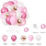 Popxstar Macaron Pink Balloon Garland Arch Welcome Baby Shower Valentines Day Birthday Party Wedding Decoration Anniversaire Latex Baloon