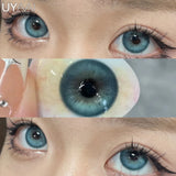 1 Pair Blue Eye Color Lens y2k Korean Fashion Colorcon Brown Natural Color Eye Contacts Black Lenses Green Pupils Gray Len