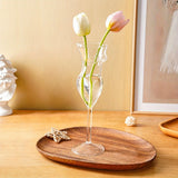 Popxstar  Unique Cocktail Glasses Set Creative Wine Glass Twisted Design Transparent Art Barware for Whiskey Cocktail Fun Home Bar Decor